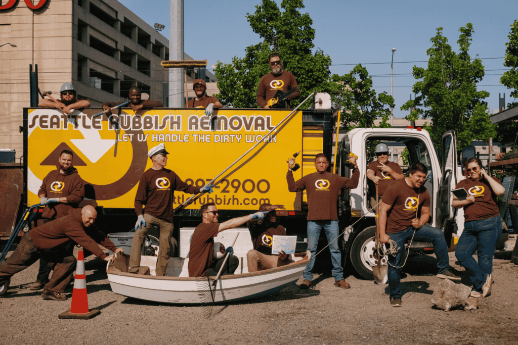 Seattle Rubbish Removal team after a foreclosure cleanout in Seattle